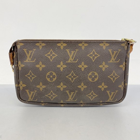 Louis Vuitton Pouch Monogram Pochette Accessoires M51980 Brown Women's - Picture 11 of 11